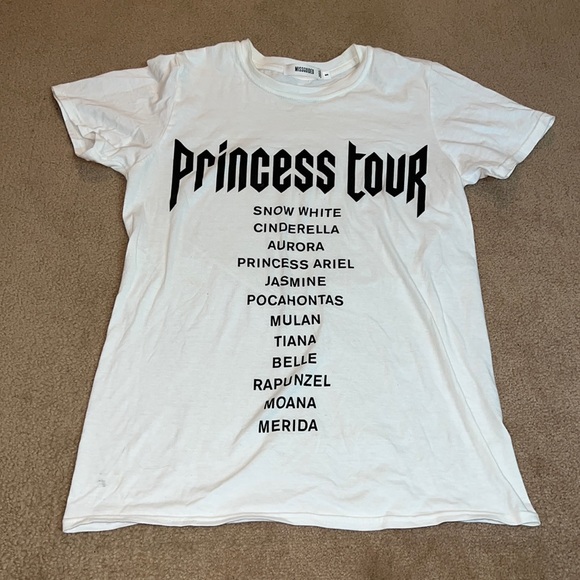 Misguided Princess Logo T Shirt - Picture 1 of 2
